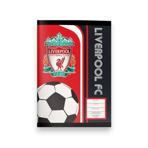 Picture of LIVERPOOL EXERCISE BOOK 40 SHEETS 17X25CM